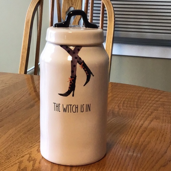 Rae Dunn Holiday Rae Dunn The Witch Is In Canister Poshmark